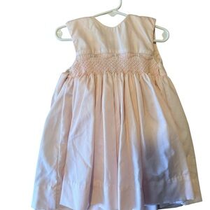 Petit Ami Pale Pink Smocked Formal Dress